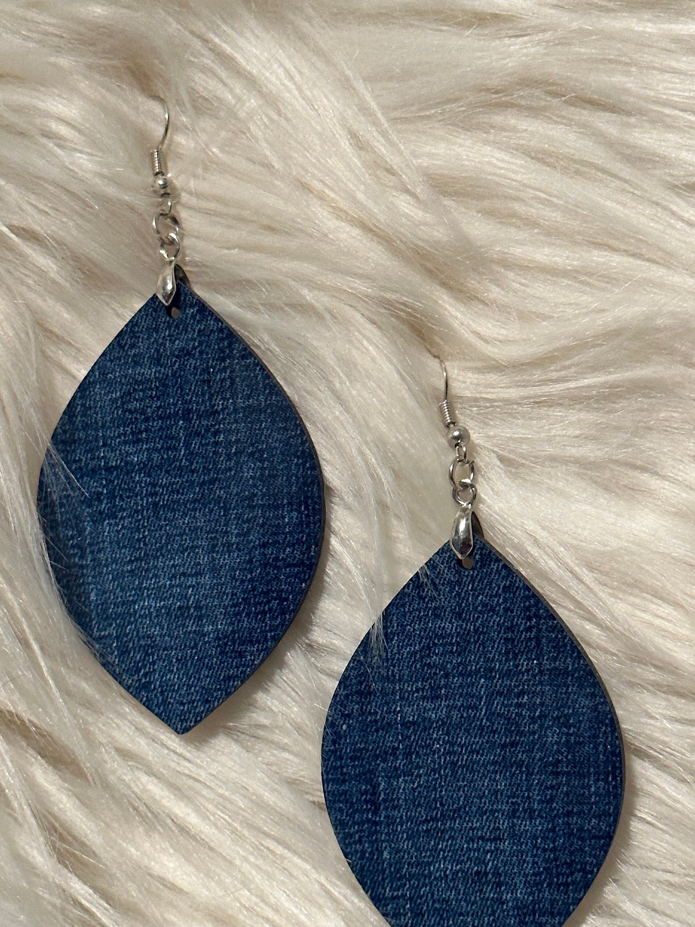 Denim  Earrings