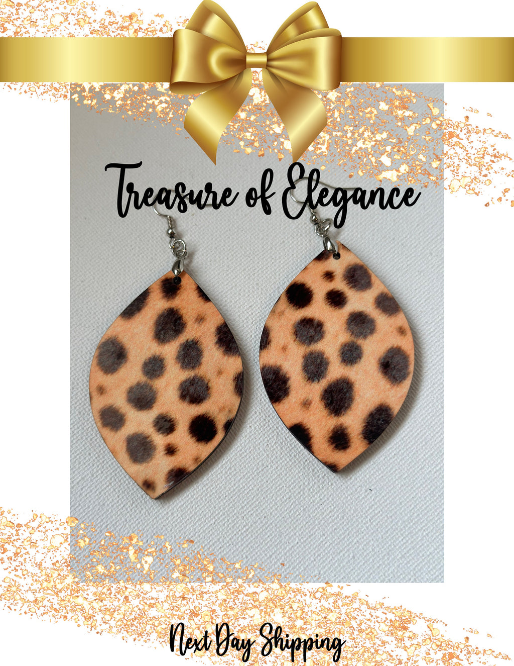 Animal  Print Earrings