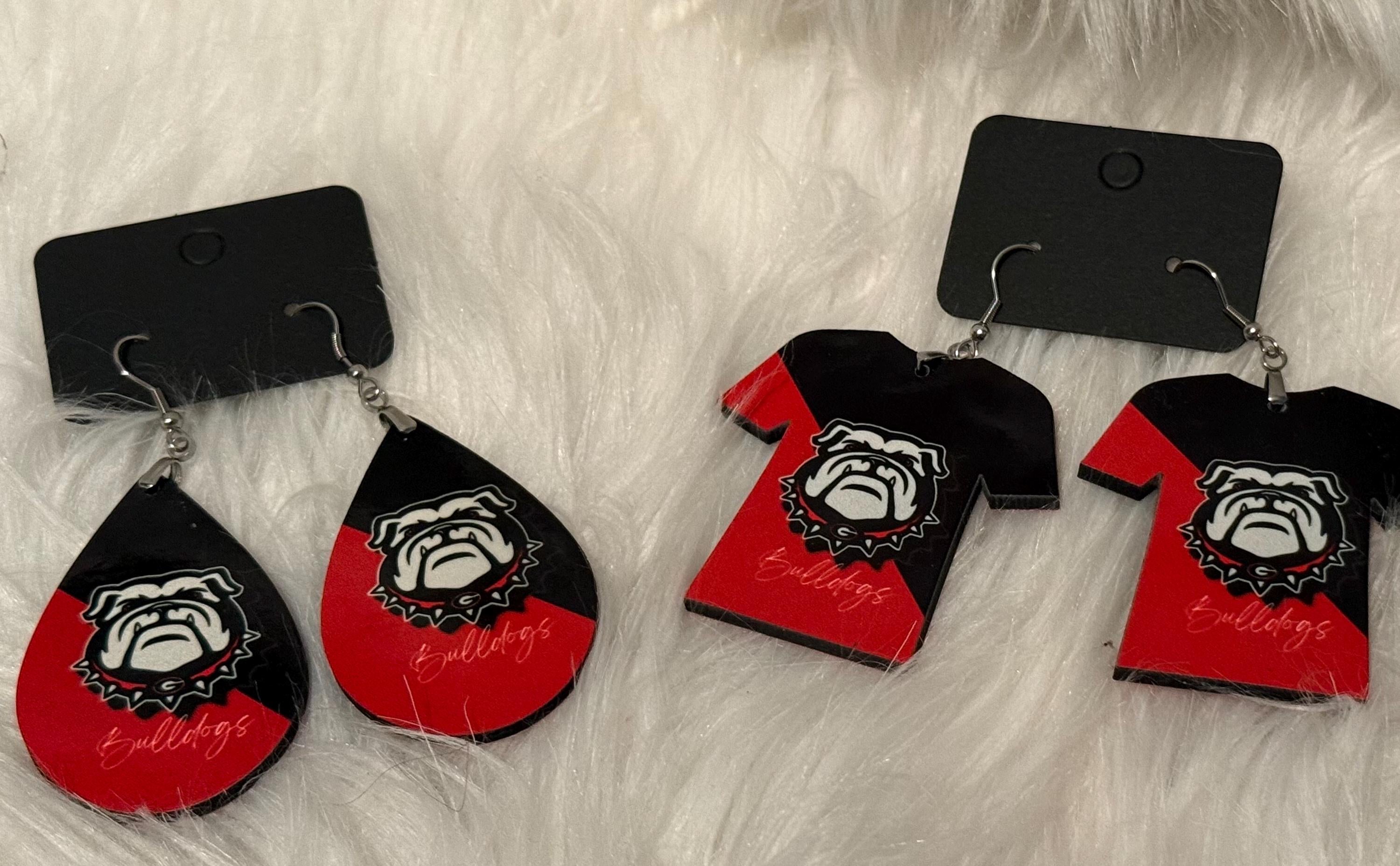 Georgia Makeup Pouch and Earrings 3pc Set