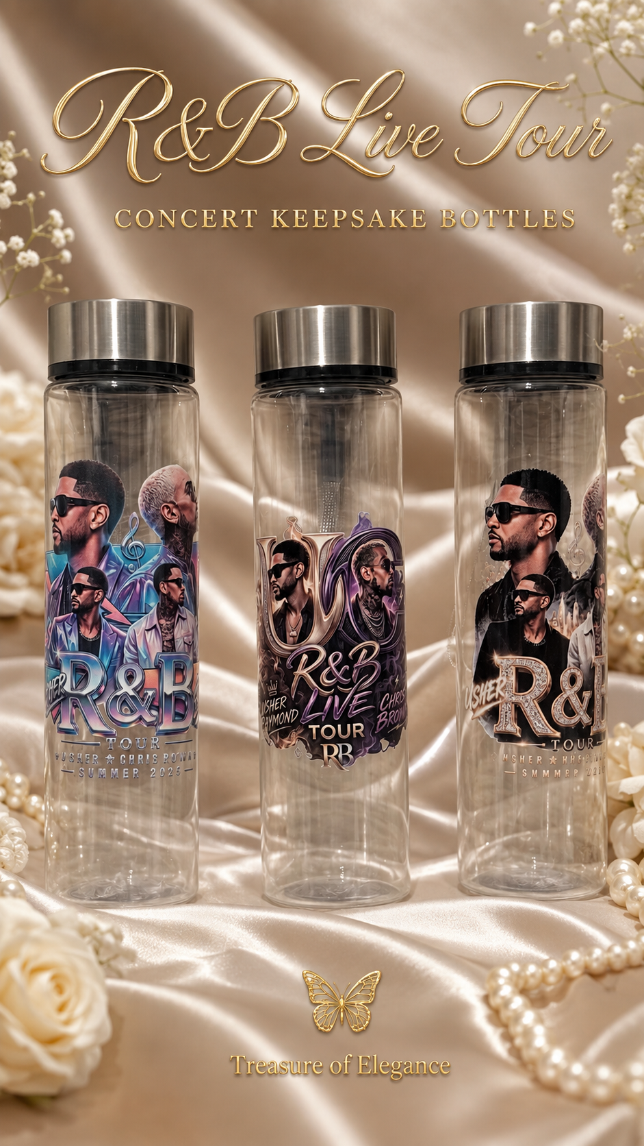 Concert Keepsake Water Bottles