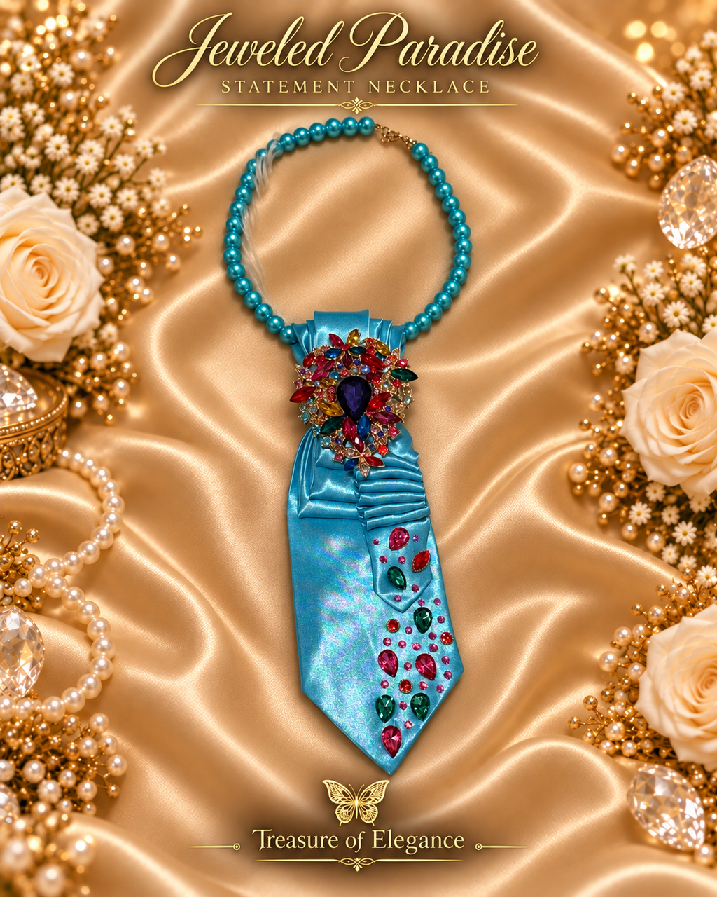 Jeweled Paradise Statement Necklace