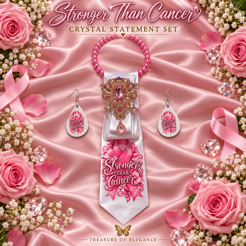 Stronger than Cancer Crystal Statement Set