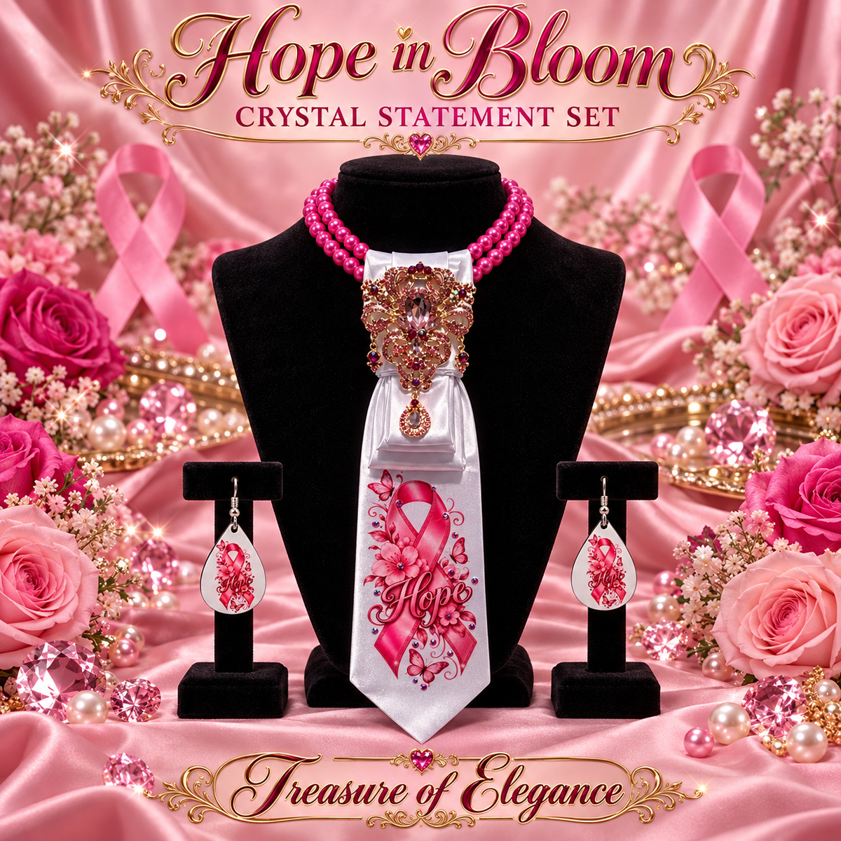 Hope in Bloom Crystal Statement Set