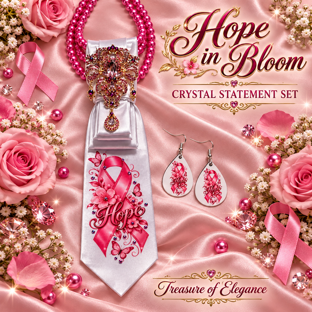 Hope in Bloom Crystal Statement Set