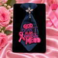 Faith Fighter Mini Brooch Tie