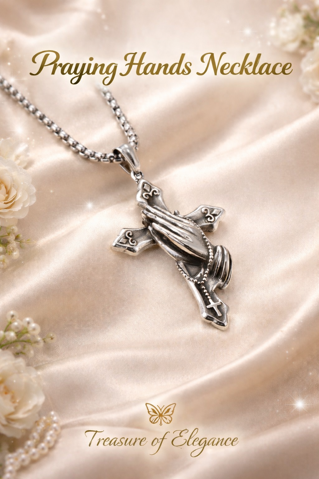 Praying Hands Necklace