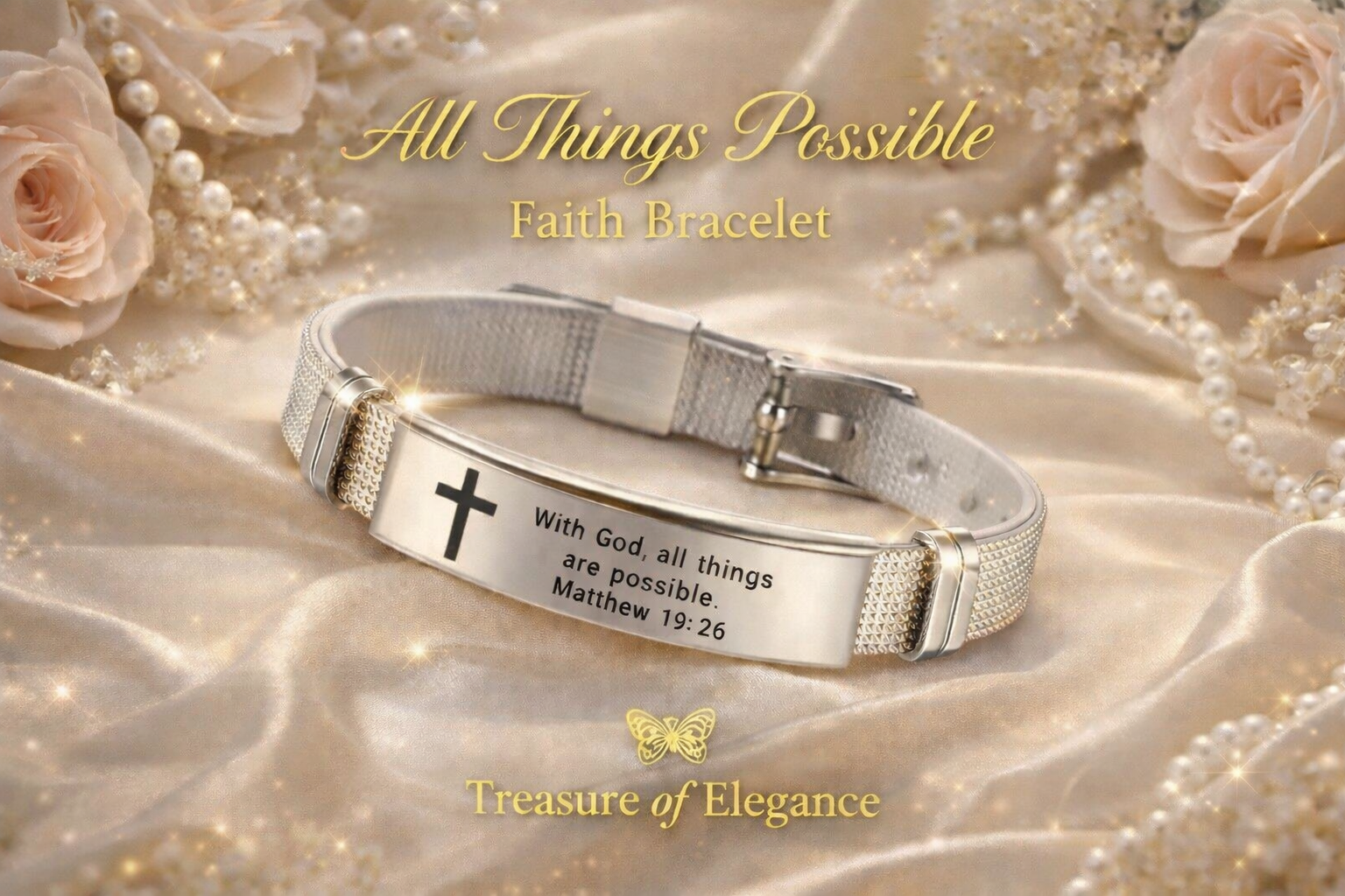 “All Things Possible Faith Bracelet”