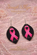 Strength and Hope Breast Cancer Awareness Earrings