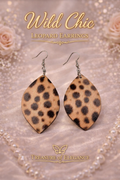 Wild Chic Leopard Earrings