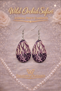 Wild Orchid Safari Earrings