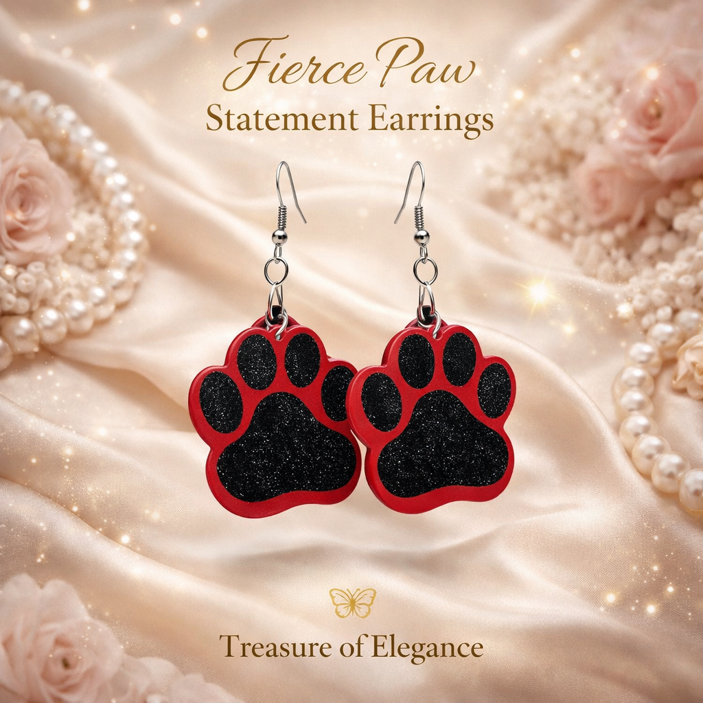Fierce Paw Statement Earrings