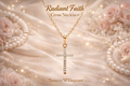 Radiant Faith Cross Necklace
