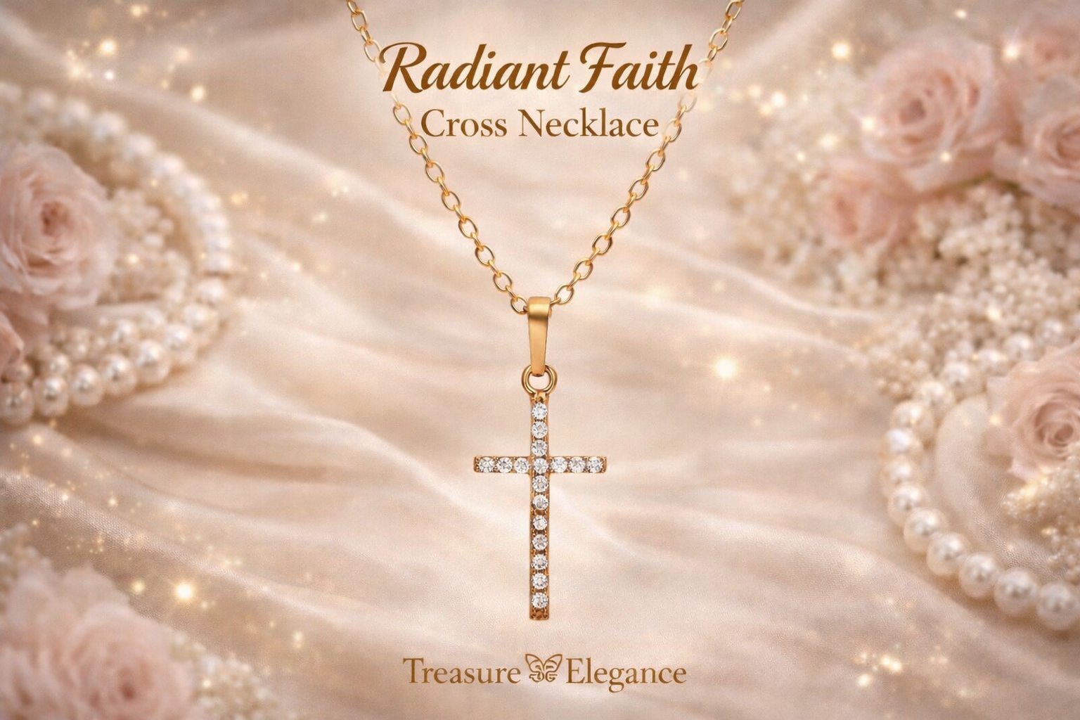 Radiant Faith Cross Necklace