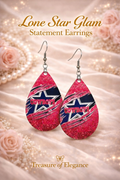 Lone Star Glam Statement Earrings