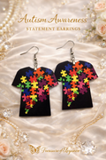 Autism Awareness Statement  Earrings