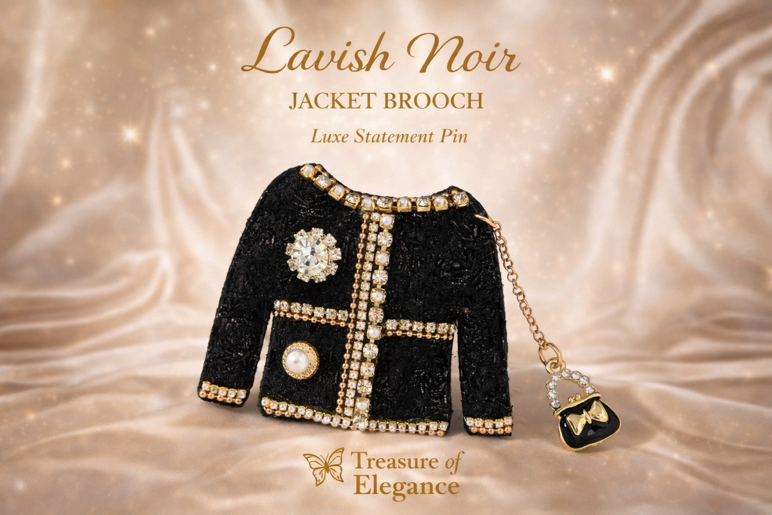 💎 Chic Couture Jacket Charm