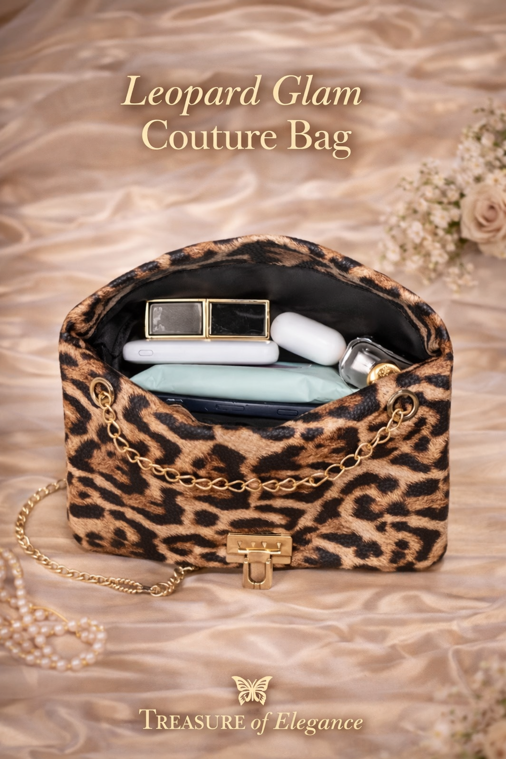 Leopard Glam Couture Bag