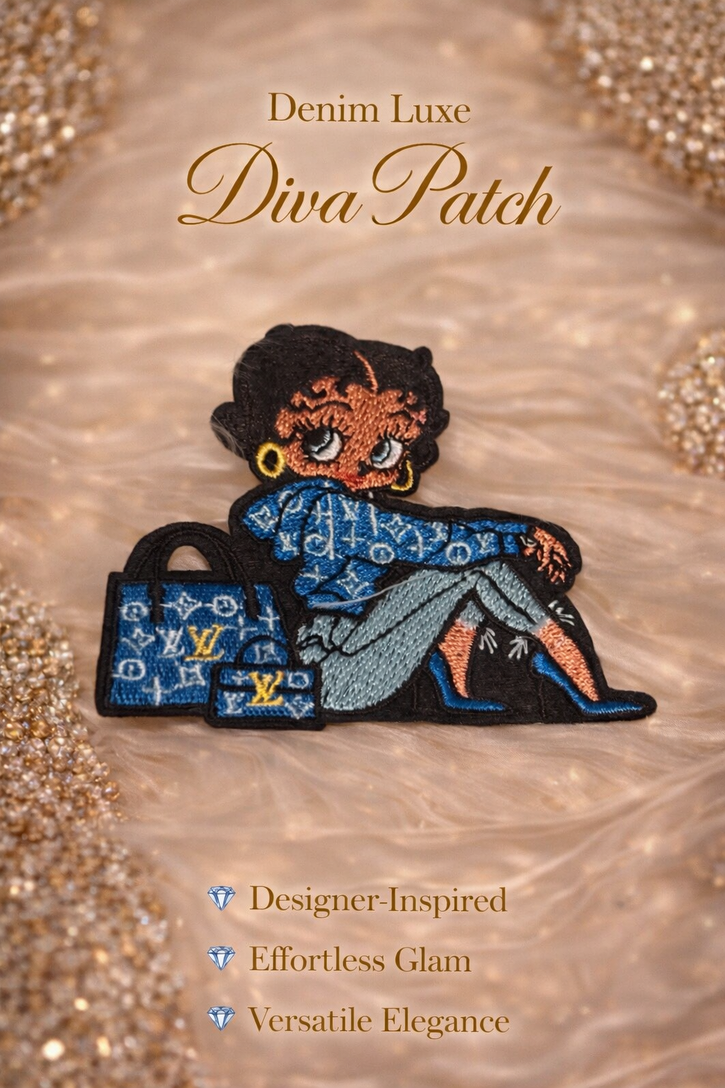 Denim Luxe Diva Patch