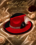 Scarlet Ritz Glam Fedora