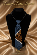Denim Diva Leopard Statement Necklace