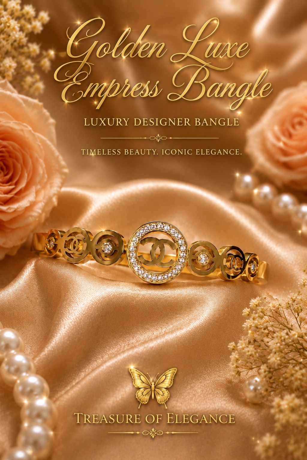 Golden Luxe Empress Bangle