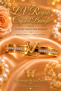 LV Royale Crystal Bangle
