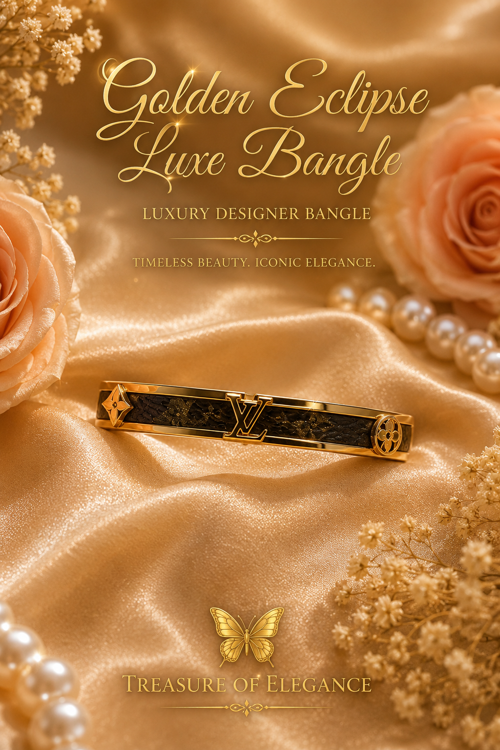 Golden Eclipse Luxe Bangle