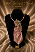 Blush Butterfly Royale Tie Necklace
