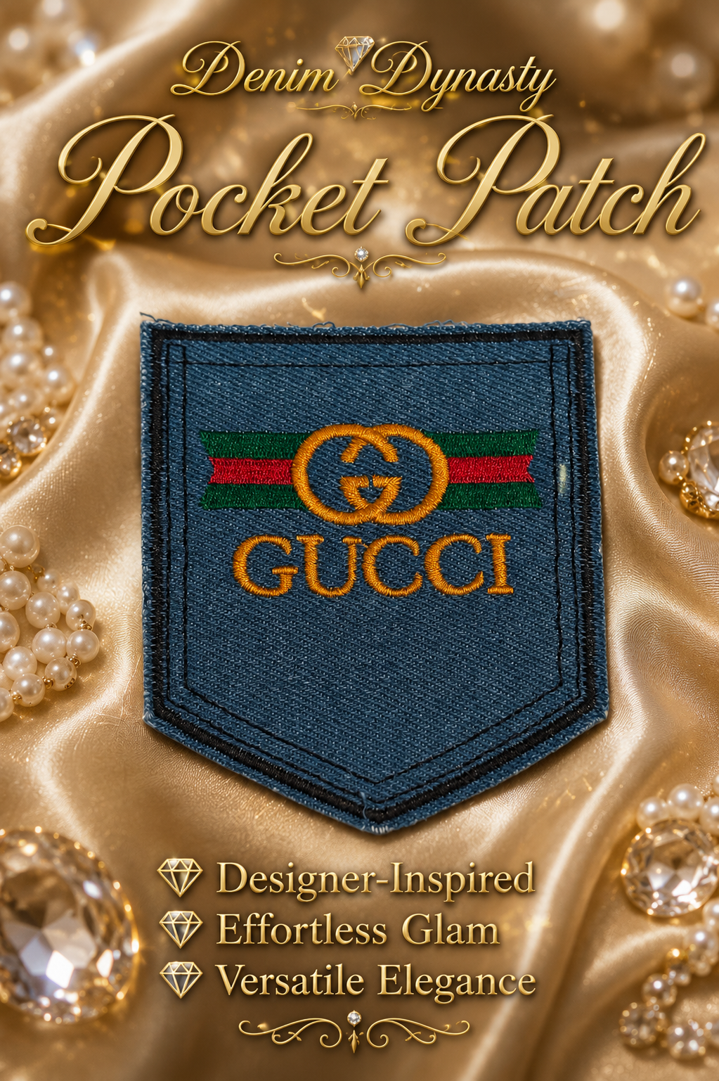 Denim Dynasty Pocket Patch