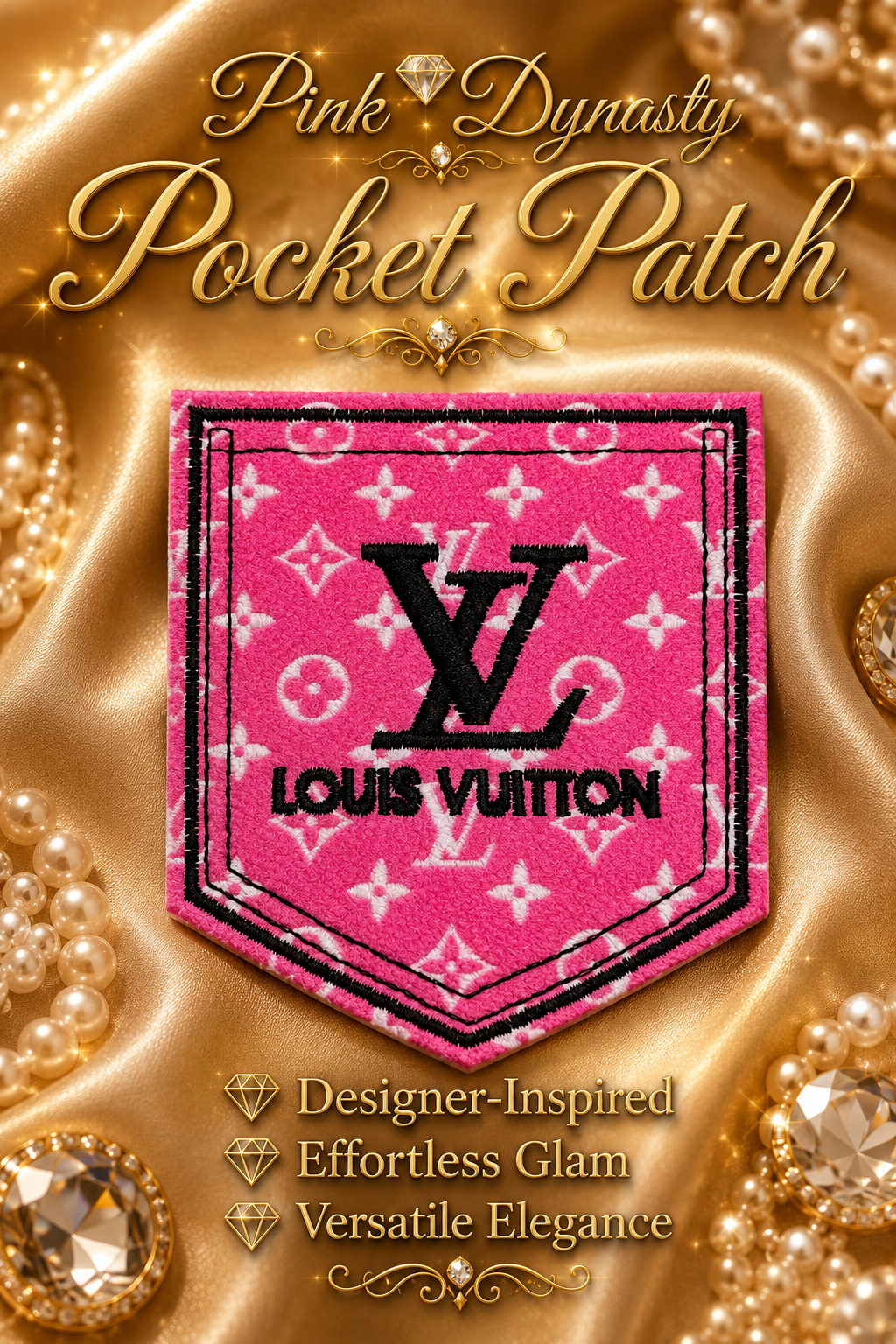 Pink Dynasty Pocket Patch