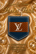 Cognac & Denim Pocket Patch