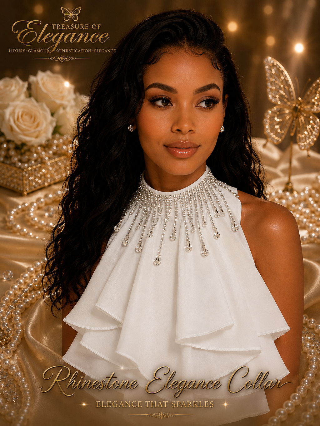 Rhinestone Elegance Collar