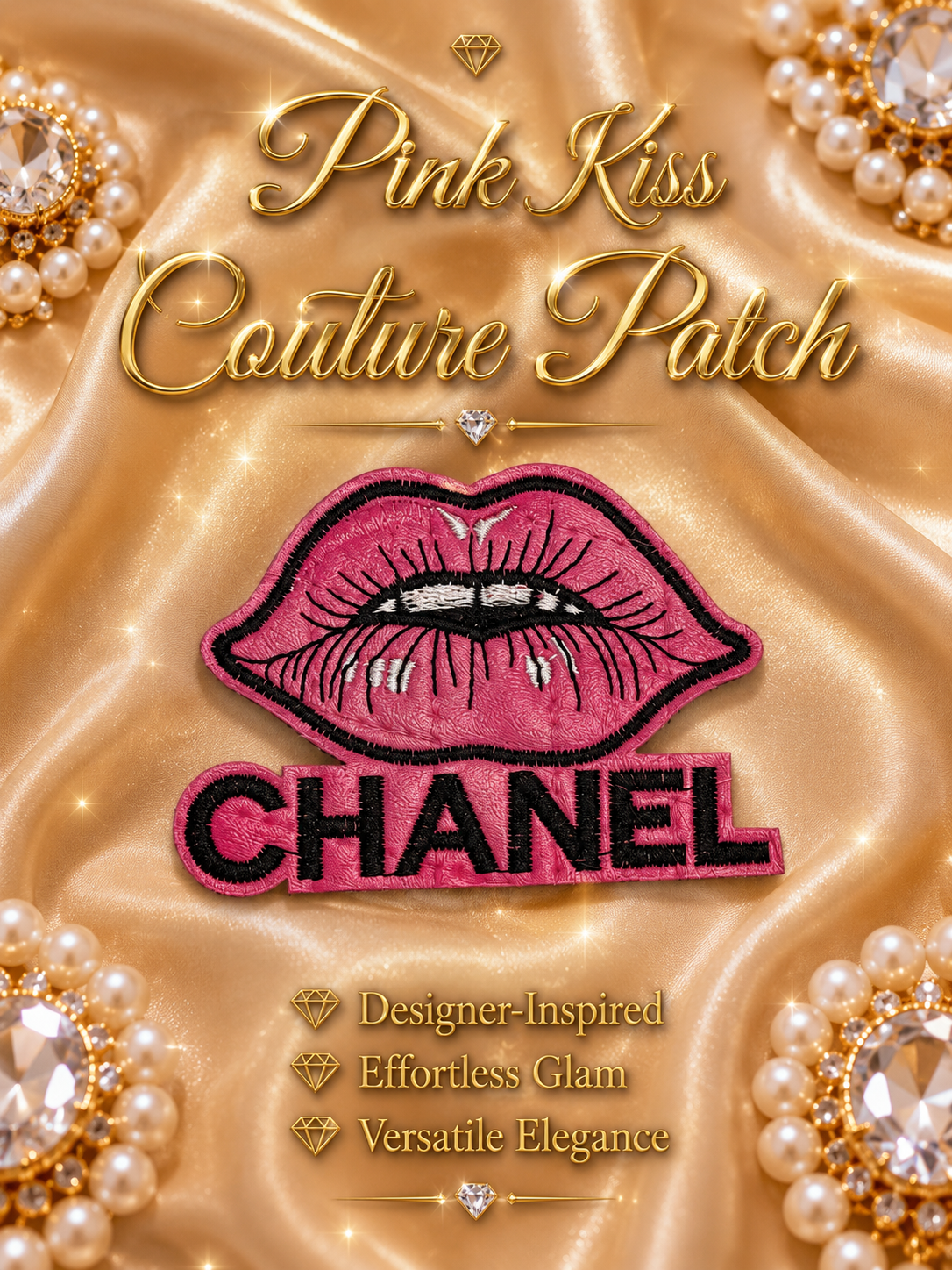 Pink Kiss Couture Patch