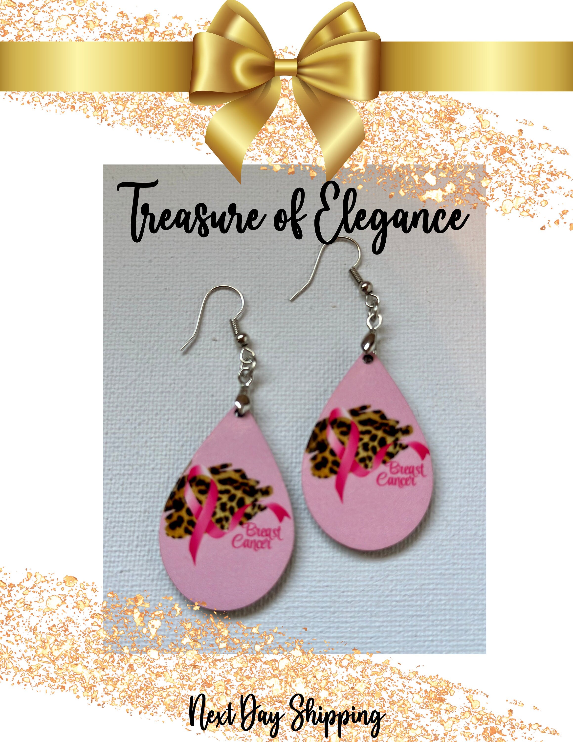 Breast Cancer Awareness Earrings